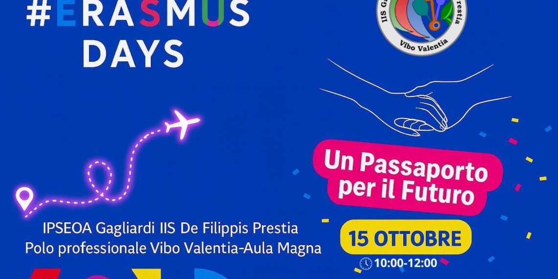 Al Polo Professionale Gagliardi De Filippis Prestia di Vibo Valentia, Giornata Speciale in occasione dell’Erasmus Day 1 Al Polo Professionale Gagliardi De Filippis Prestia di Vibo Valentia, Giornata Speciale in occasione dell’Erasmus Day