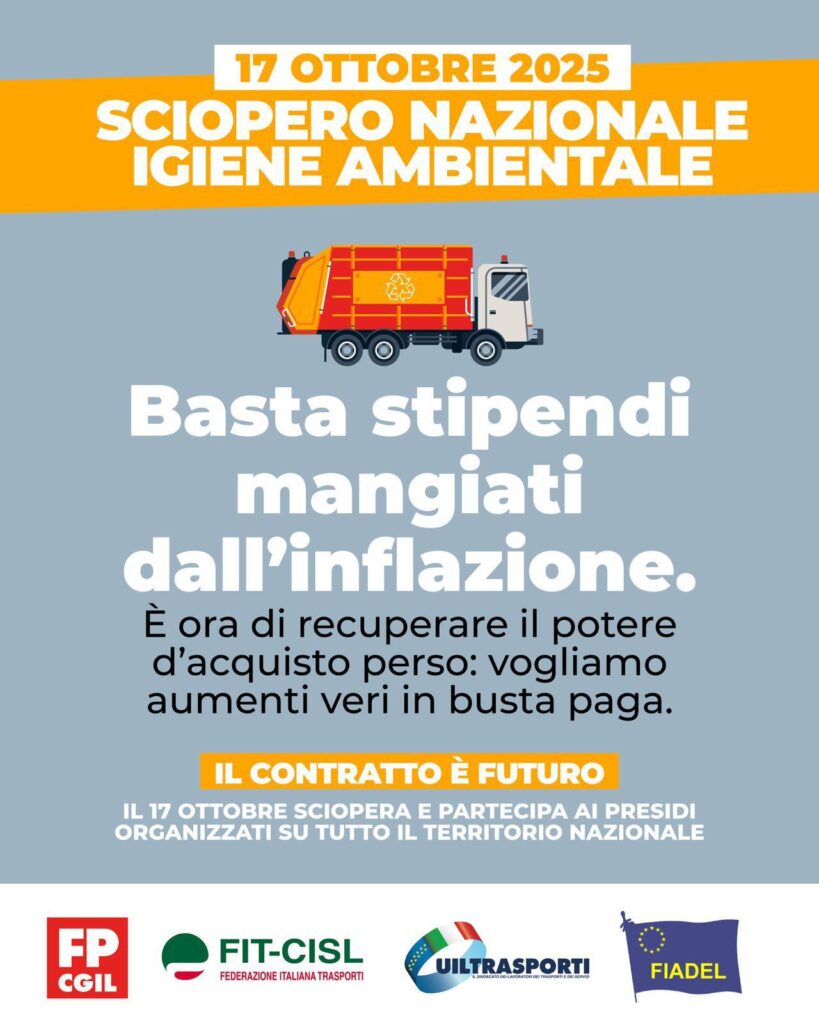 “Rinnovo del CCNL Servizi Ambientali, il 17 ottobre sciopero in tutti i Comuni della Calabria 2 WhatsApp Image 2025 10 13 at 16.35.31