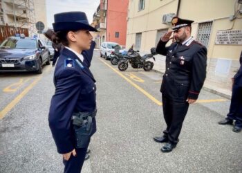 La Polizia Penitenziaria fa visita al Comando dei Carabinieri in segno di vicinanza per la morte dei tre militari