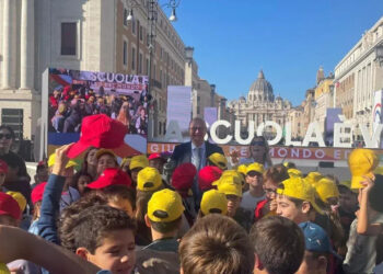 Il Convitto Filangieri e la scuola media di Piscopio  protagonisti anche al Giubileo del Mondo Educativo