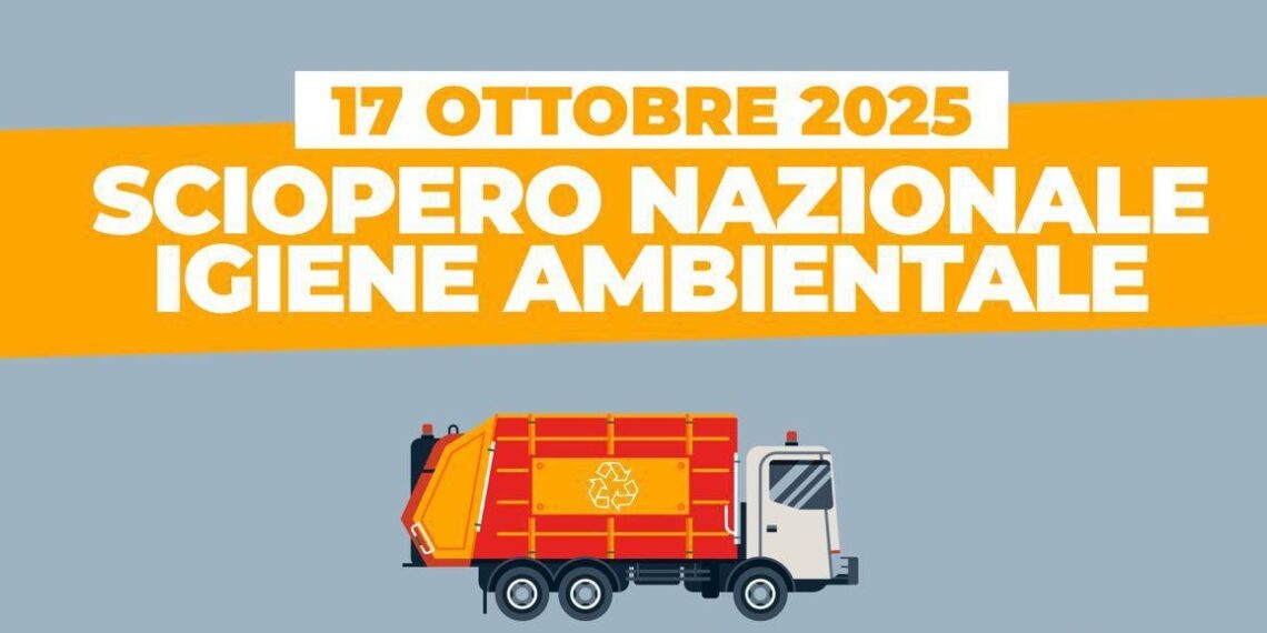 “Rinnovo del CCNL Servizi Ambientali, il 17 ottobre sciopero in tutti i Comuni della Calabria