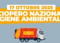 “Rinnovo del CCNL Servizi Ambientali, il 17 ottobre sciopero in tutti i Comuni della Calabria