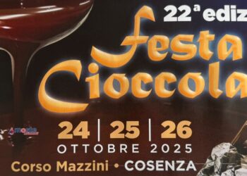 Cosenza, la città si prepara alla XXII edizione della Festa del Cioccolato