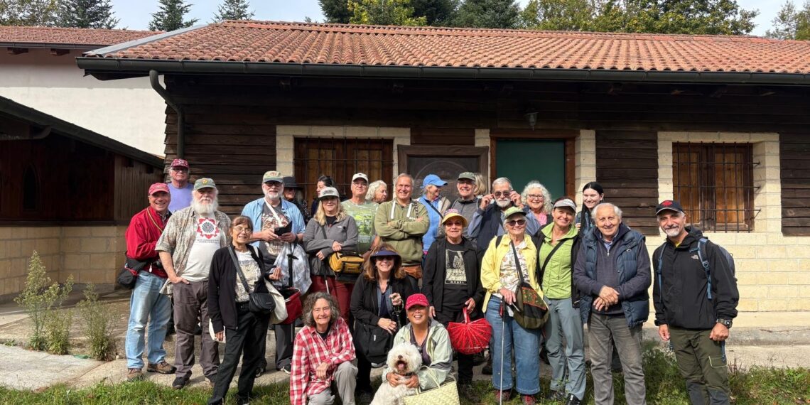 Micologi da Texas, New York, Arizona, Birmingham, California e Berkeley in visita al Parco delle Serre