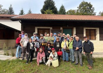 Micologi da Texas, New York, Arizona, Birmingham, California e Berkeley in visita al Parco delle Serre