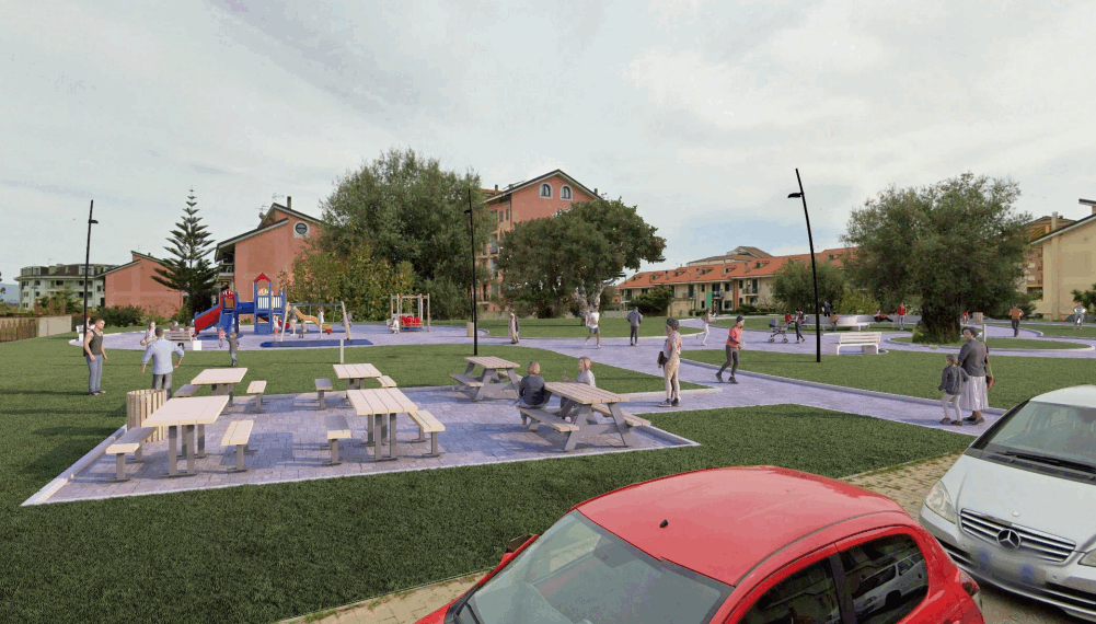 Un nuovo parco giochi con area pic-nic nasce nel cuore di Moderata Durant 1 Un nuovo parco giochi con area pic-nic nasce nel cuore di Moderata Durant