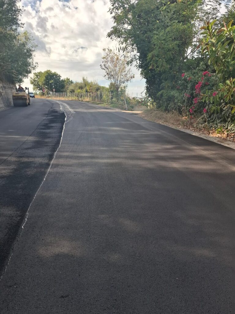 Lavori di manutenzione lungo La SP 11