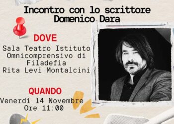 Gli studenti dell’istituto omnicomprensivo di Filadelfia incontrano lo scrittore Domenico Dara 5 Gli studenti dell’istituto omnicomprensivo di Filadelfia incontrano lo scrittore Domenico Dara