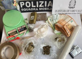 Sorpreso ed arrestato dalla Polizia per spaccio di droga