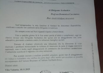 Vibo Valentia, scontro istituzionale Comune-Scuola. Lettera di fuoco del Sindaco alla Dirigente Scolastica (VIDEO)