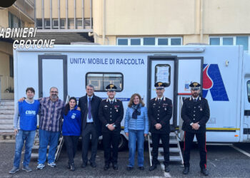 Donazione sangue: i Carabinieri di Crotone hanno risposto all’appello di Avis