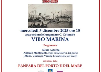Il Porto di Vibo Marina compie 160 anni. Simbolo di identità, lavoro, cultura ed economia del mare