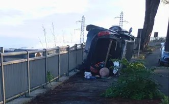 Incidenet stradale questa mattina su Viale della Pace a Vibo Valentia