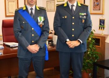 Cambio della guardia alla Tenenza di Scalea