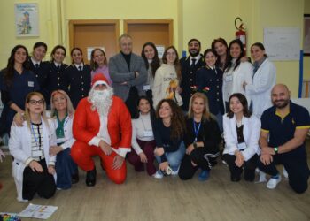Il Babbo Natale della Polizia di Stato in visita alla Casa di Carità di Vibo Valentia