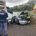 Scontro tra una Citroën C3 e un autofurgone Iveco Daily a Lamezia Terme