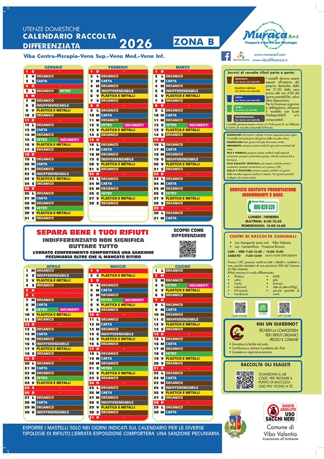 CALENDARIO VIBO ZONA B ANNO 2026 Pagina 1