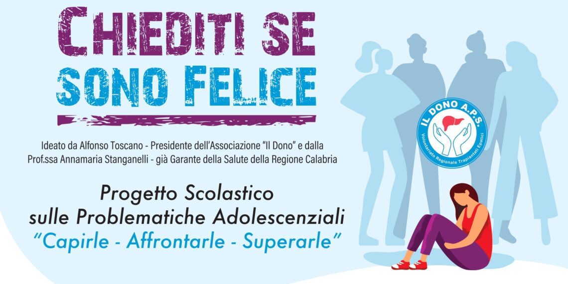 A Lamezia la presentazione del progetto regionale “Chiediti se sono felice”. Diecimila gli studenti coinvolti