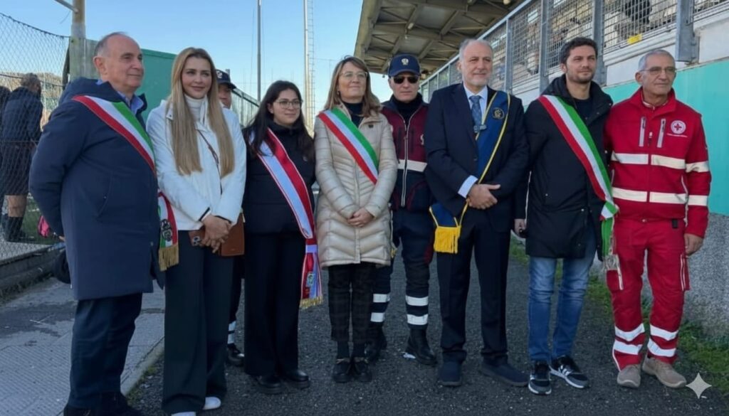 Il comune di Pizzo a Genova rappresentato dallassessore Procopio il primo a sinistra