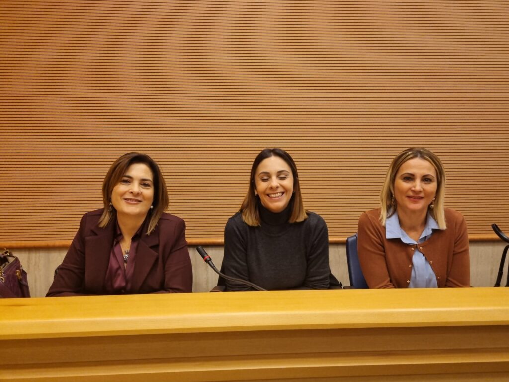 Le consigliere Trapani Tulino e Calzone