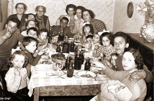 Le grandi tavolate di una volta