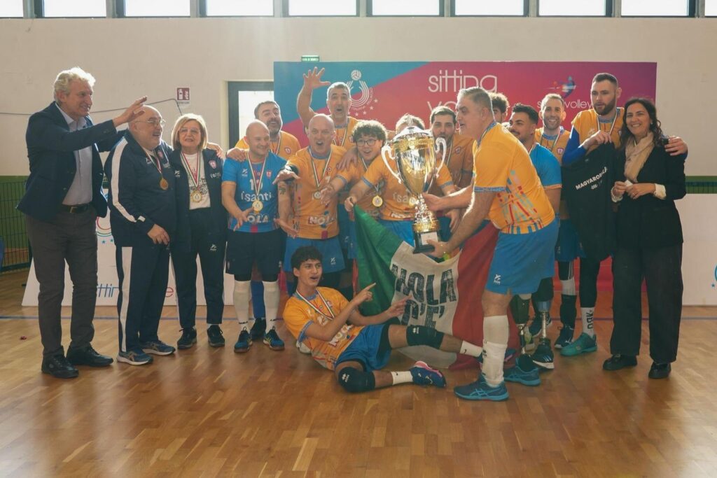 Coppa Italia di Sitting Volley a Siderno, il trionfo dello sport e dell'inclusione sociale 2 SANTI ORTOPEDIE NOLA