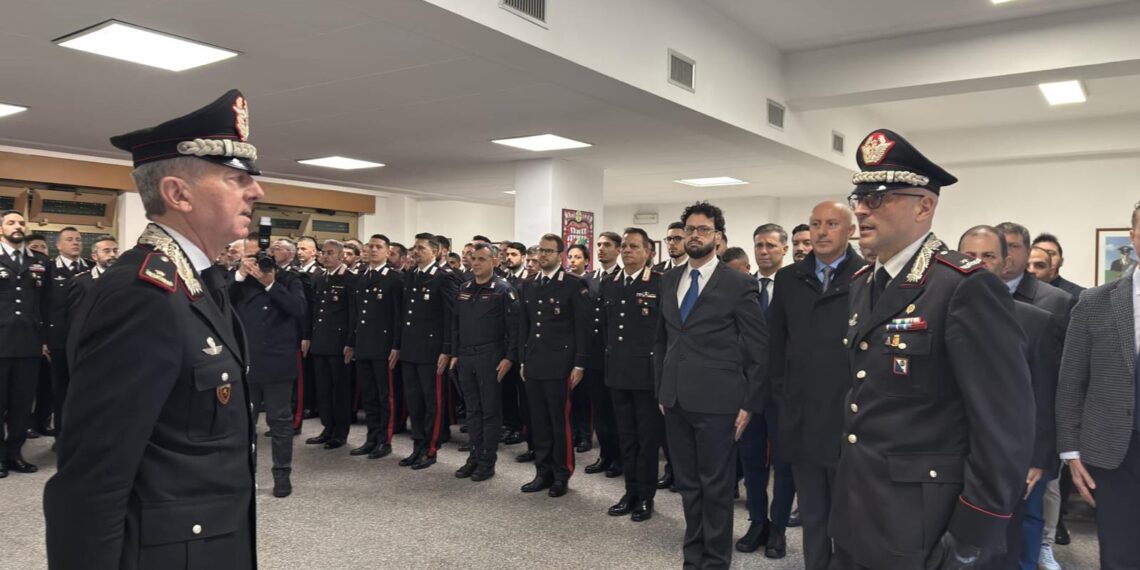 Il generale di brigata Riccardo Sciuto incontra i Carabinieri della provincia di Reggio Calabria