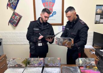 Sequestrati dai Carabinieri 40 chili di fuochi d’artificio appartenenti alla categoria F2