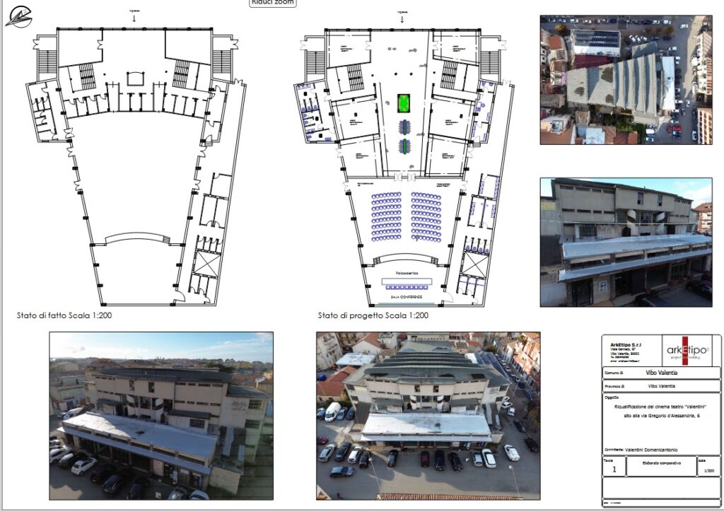Il Valentini non riapre: si converte. Amen. Vibo Valentia guarda avanti... e la memoria resta indietro 8 progetto valentini