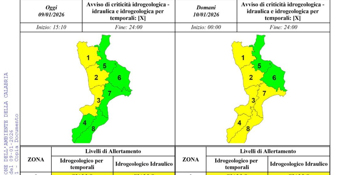 Allerta arancione e gialla al centro-sud. Aria polare sulla penisola. La spettacolare nevicata a Mongiana (VIDEO) 1 Allerta arancione e gialla al centro-sud. Aria polare sulla penisola. La spettacolare nevicata a Mongiana (VIDEO)