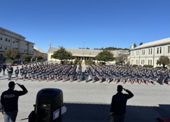 Venerdì il giuramento del 231° corso allievi agenti della Polizia di Stato