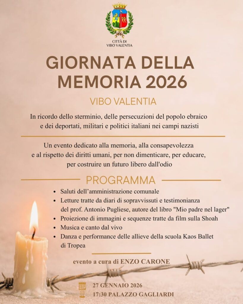 Giornata della memoria Locandina