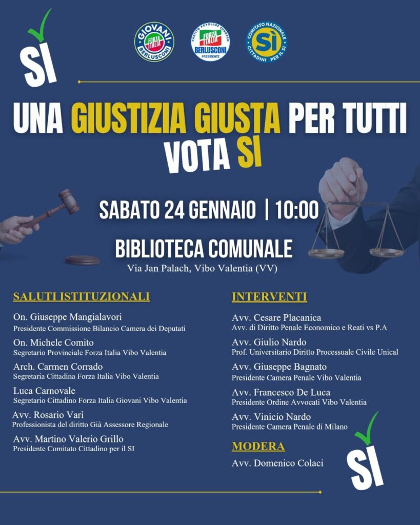 Forza Italia, separazione delle carriere: il dibattito con i grandi nomi dell’avvocatura italiana 2 IMG 20260122 WA0023