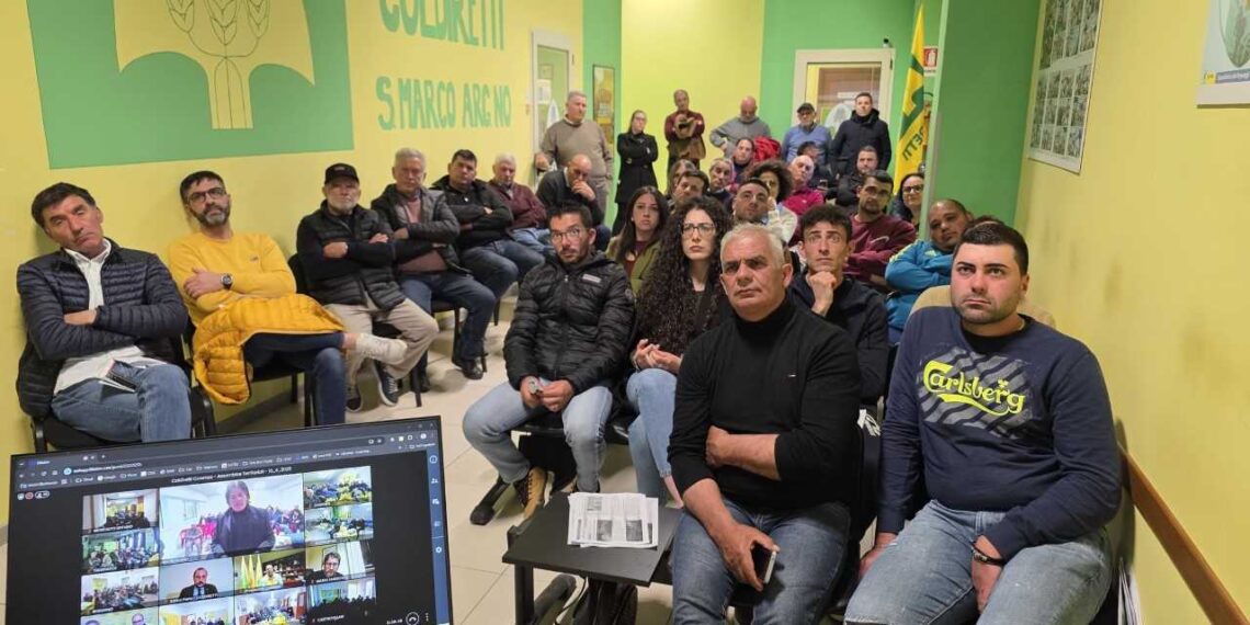 Incontri territoriali di Coldiretti con 10 assemblee in contemporanea di Coldiretti Cosenza