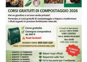Vibo Valentia, Comune e Muraca lanciano i corsi gratuiti di compostaggio domestico