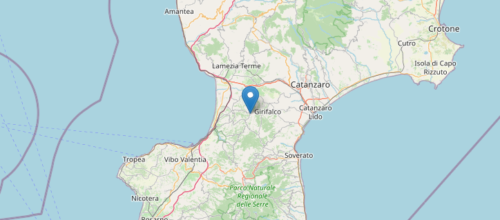 Lieve terremoto nella notte a Curinga 1 Lieve terremoto nella notte a Curinga