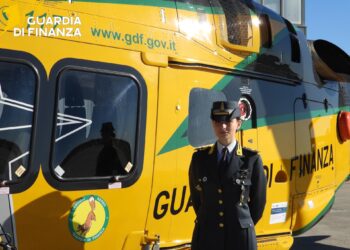 La vibonese Flavia Gnoffo Nucleo Operativo della Sezione Aerea della Guardia di Finanza di Rimini