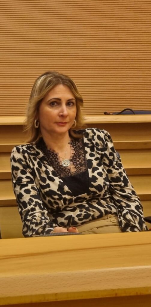 Calzone Maria Angela Presidente delle Prima Commissione consiliare
