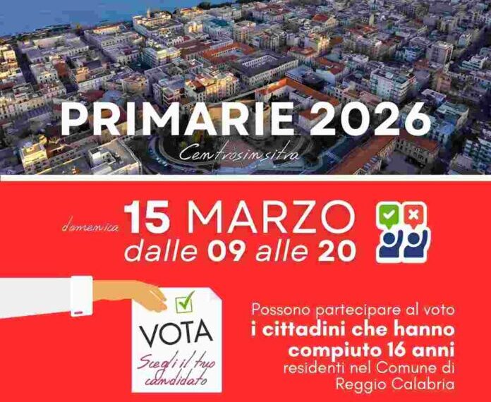 A Reggio Calabria, il candidato per il centrosinistra verrà deciso con le primarie