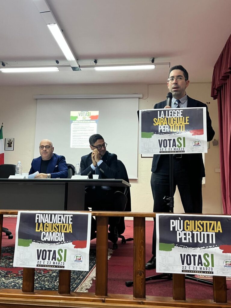 Referendum del 22 e 23 marzo, a Parghelia Forza Italia spiega le ragioni per vitare Sì 2 WhatsApp Image 2026 02 23 at 08.52.25 3