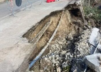 Frana a San Gregorio d’Ippona, problemi lungo la SS 182