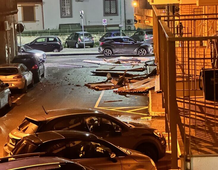 Il forte vento della notte ha creato problemi anche a Soverato