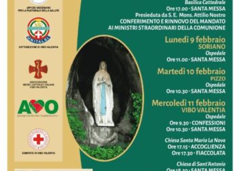XXXIV Giornata Mondiale del Malato. Le celebrazioni della Diocesi di Mileto Nicotera Tropea