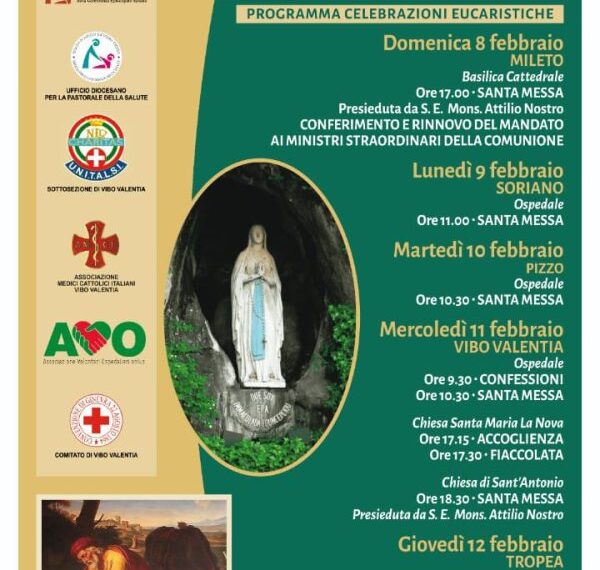 XXXIV Giornata Mondiale del Malato. Le celebrazioni della Diocesi di Mileto Nicotera Tropea