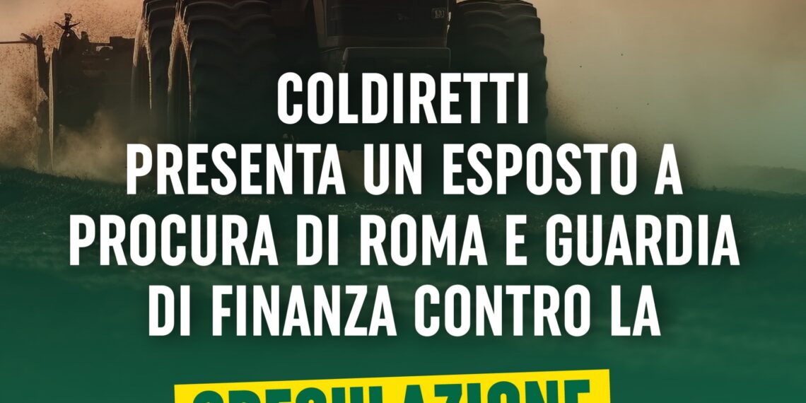 Stangata sul gasolio agricolo: la Coldiretti presenta esposto alla Procura di Roma e alla Guardia di Finanza
