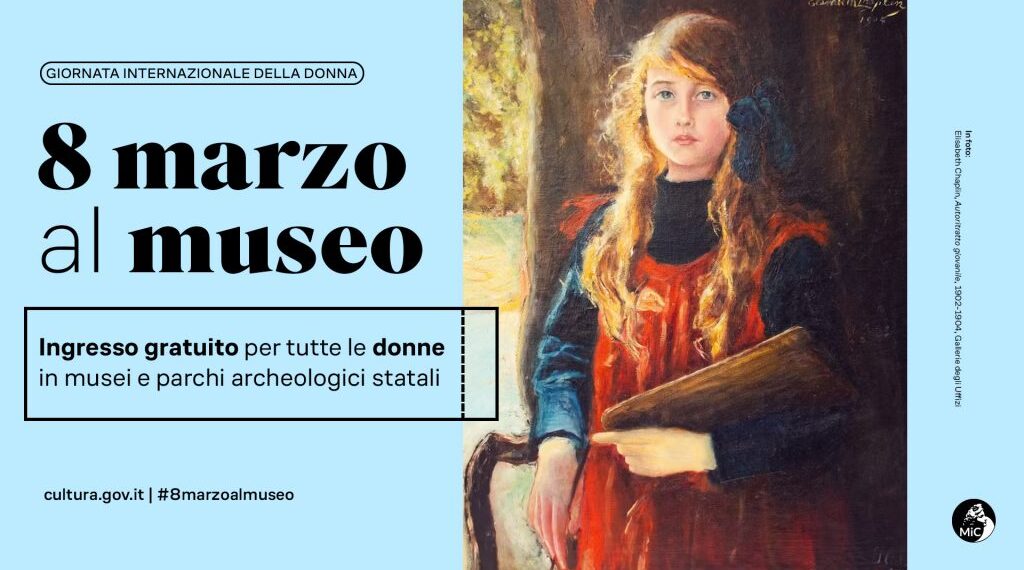 L’8 marzo ingresso gratuito per le donne nei musei e luoghi della cultura statali