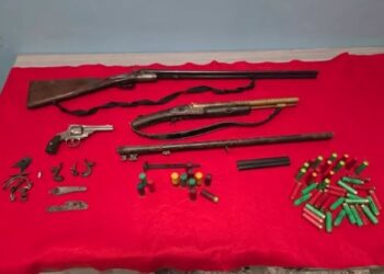 I Carabinieri hanno trovato armi e munizioni in una abitazione di Petilia Policastro