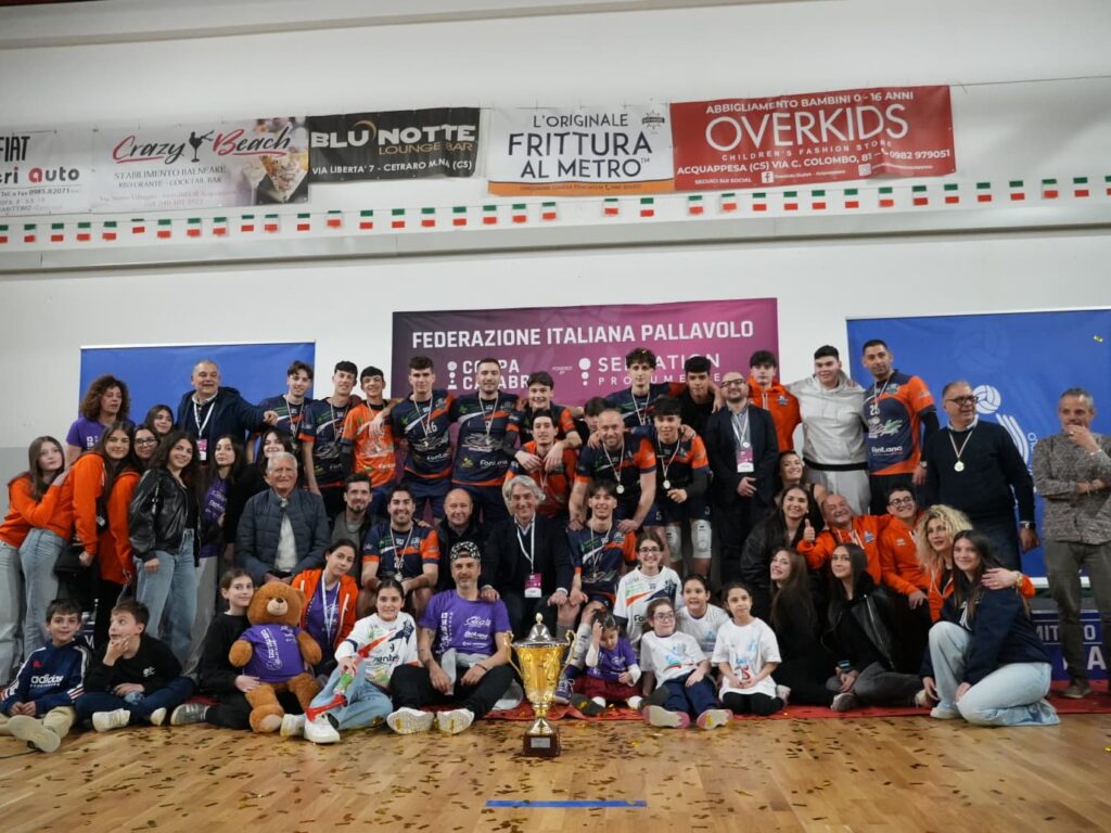 Volley Coppa Calabria serie D maschile: trionfo della Don Russo Elio Group Cetraro 3 CETRARO 2
