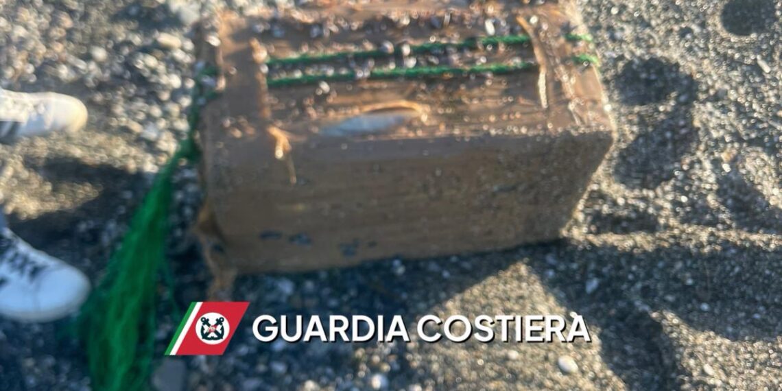 Pacco sospetto in spiaggia: la Guardia Costiera rinviene 62 kg di hashish
