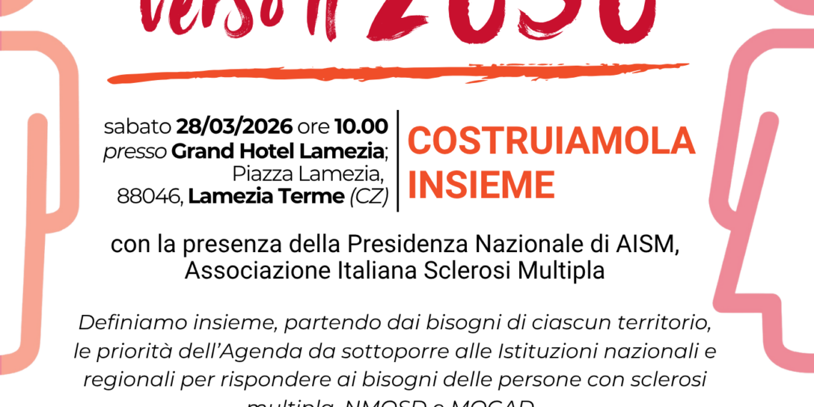 Sclerosi Multipla, Aism in Calabria: a Lamezia Terme per ascoltare i bisogni delle persone 1 Sclerosi Multipla, Aism in Calabria: a Lamezia Terme per ascoltare i bisogni delle persone